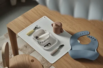 Silly bib silicone 2-pack - Green-Blue - Scandi Living