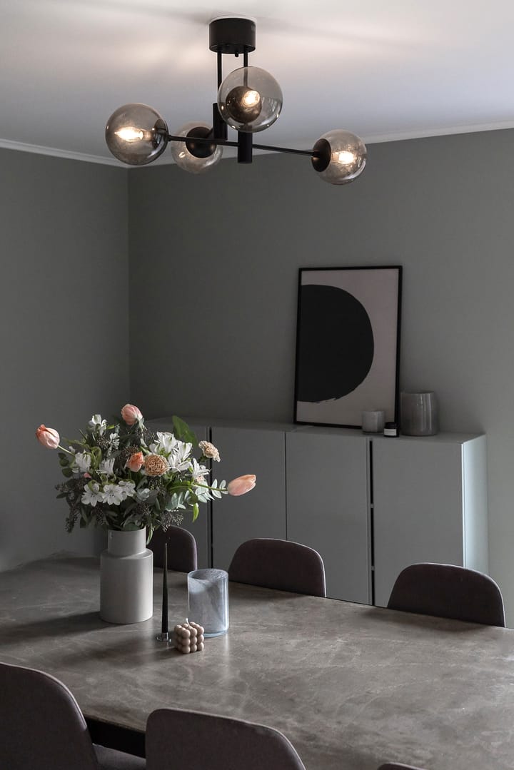 Solar ceiling lamp black 73 cm, Smokey grey Scandi Living