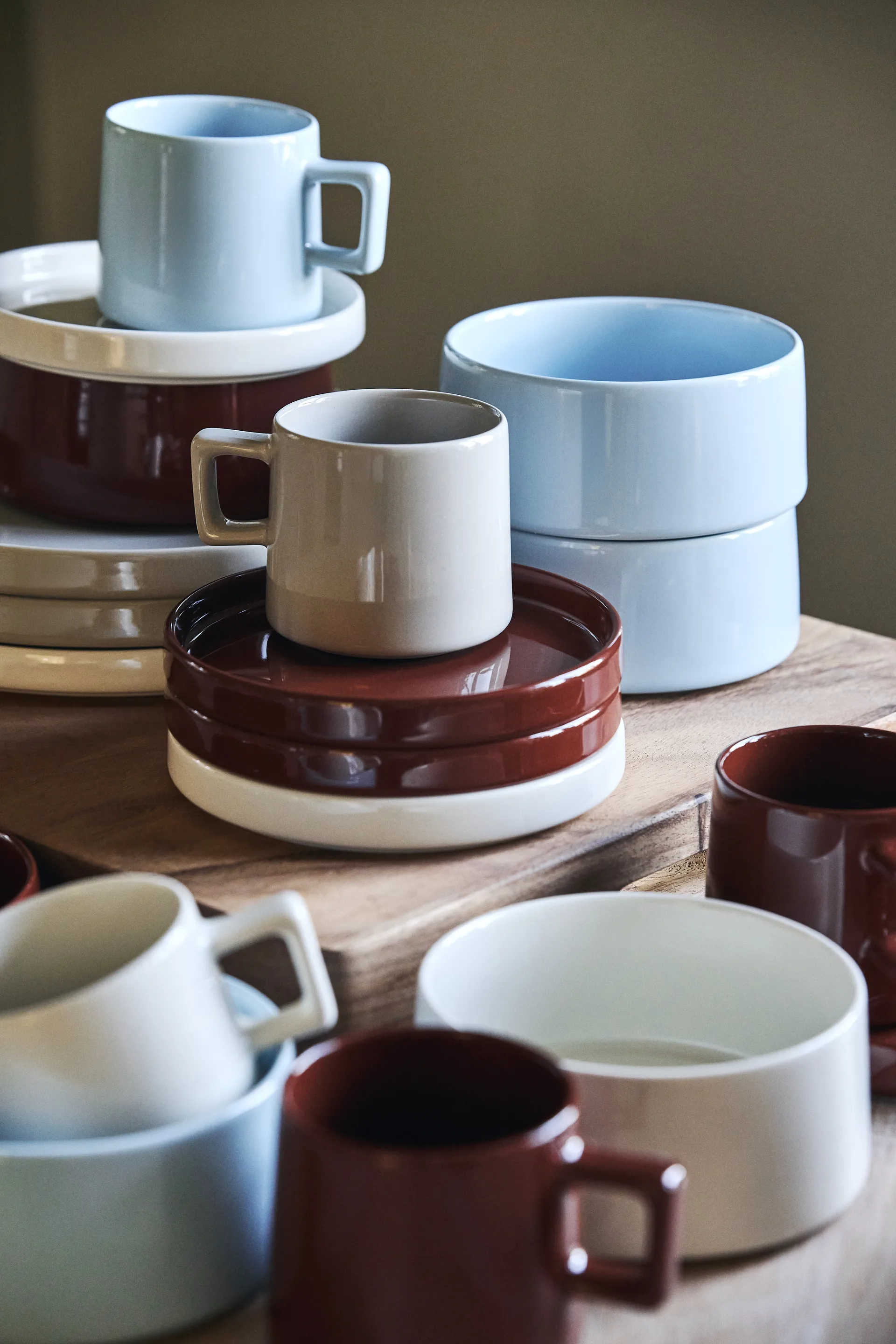 Taper breakfast set 12 pieces - White Scandi Living