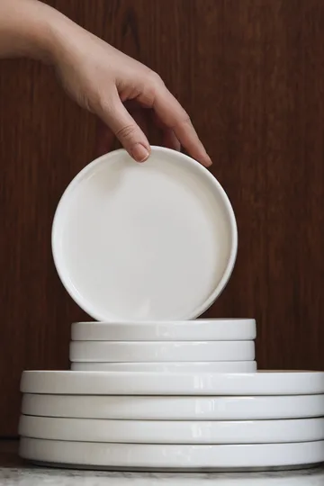 Taper dinnerware set 12 pieces - White - undefined - Scandi Living