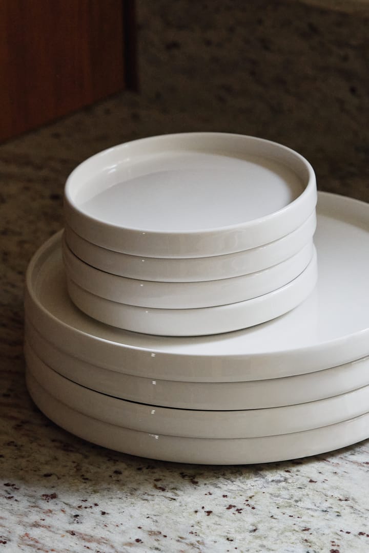 Taper plate 26cm, White Scandi Living