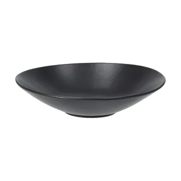 Terra pasta plate - Black stoneware, Ø22,5 cm - Scandi Living