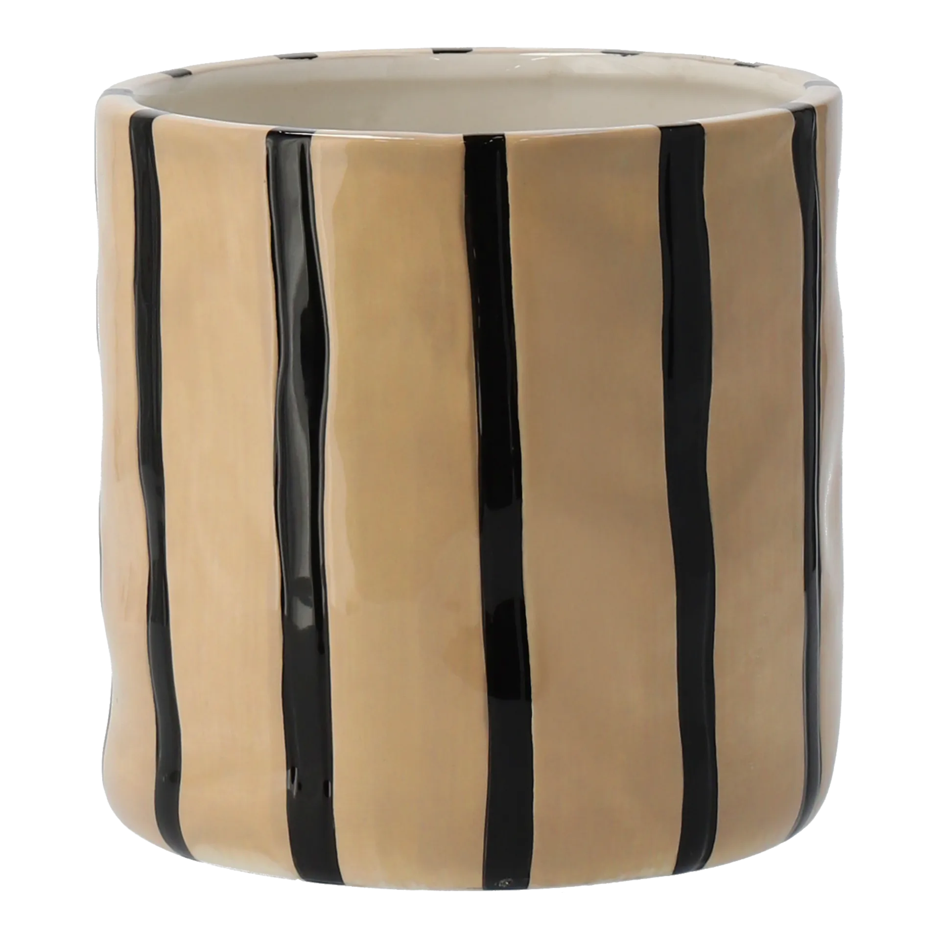 Thrive flowerpot Ø20 cm, Beige-Black Scandi Living