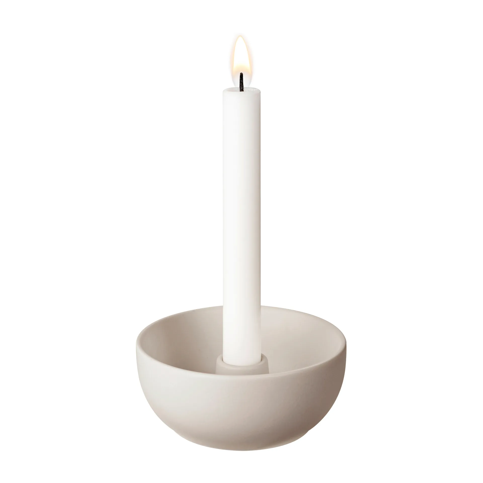 Valley candle sticks Ø12 cm, Beige Scandi Living