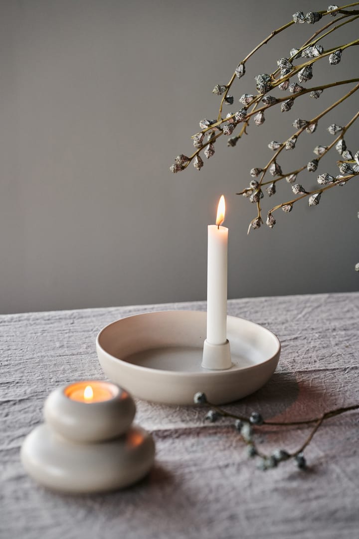 Valley candle sticks Ø21 cm, Beige Scandi Living