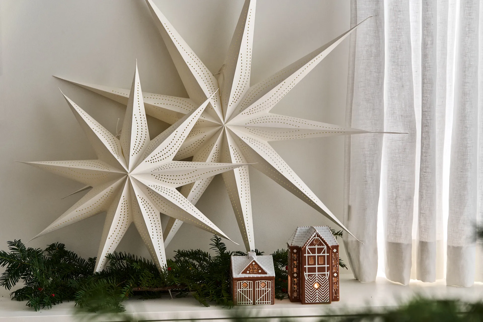 Veil advent star, Ø60 cm Scandi Living