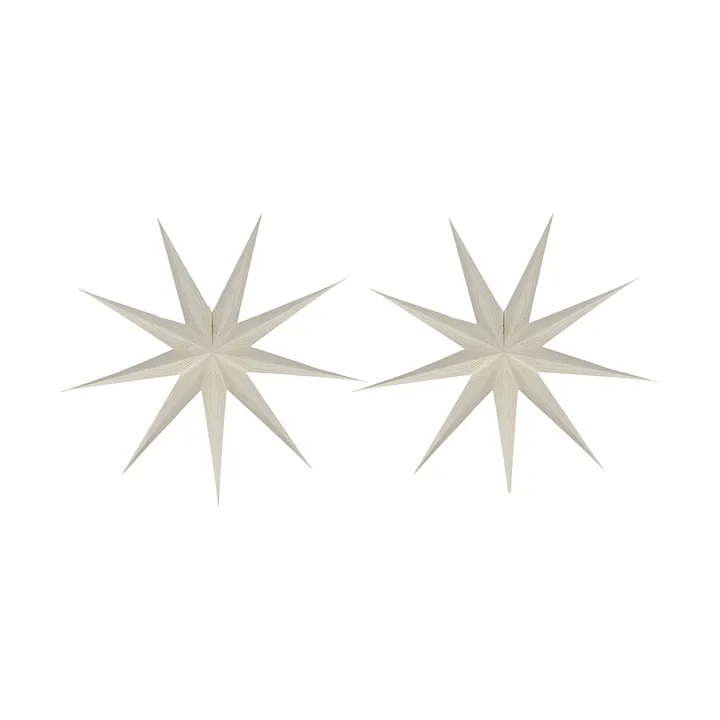 Veil advent star Ø90 cm 2-pack - undefined - Scandi Living