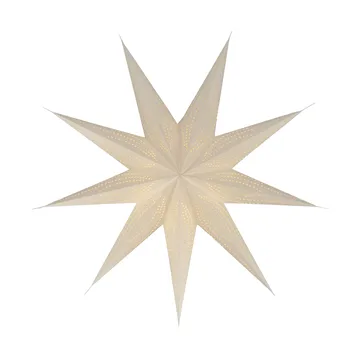 Veil advent star - White, Ø60 cm - Scandi Living