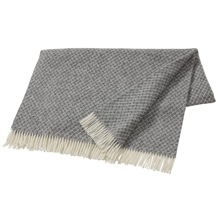 Wicker wool throw - grey - Scandi Living