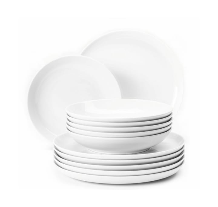 Lido service set 12 pieces, White Seltmann Weiden