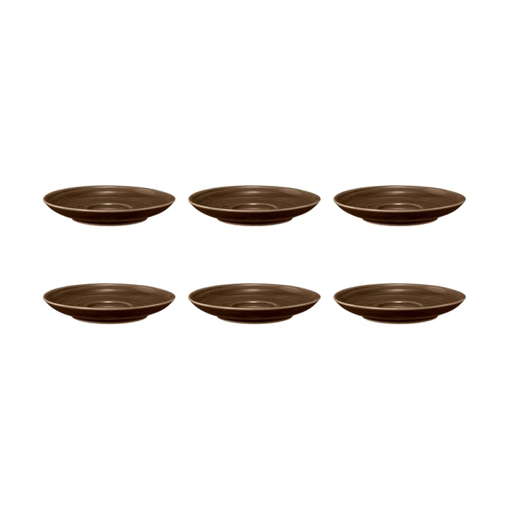 Terra coffee saucer Ø12 cm 6-pack, Earth Brown Seltmann Weiden