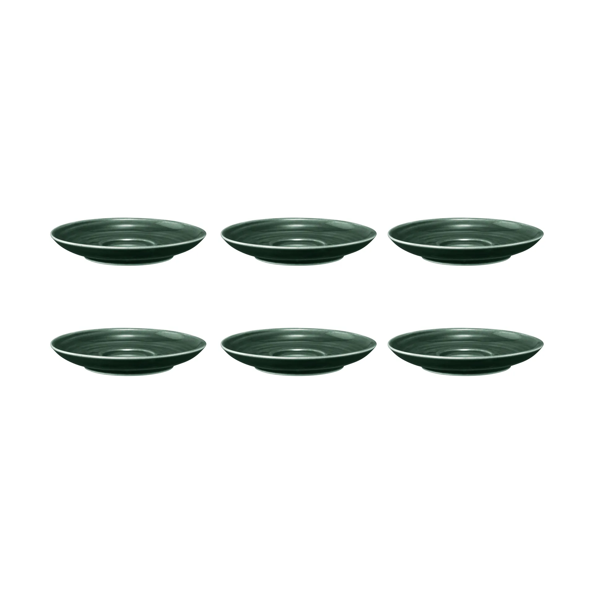 Terra coffee saucer Ø12 cm 6-pack, Moss Green Seltmann Weiden
