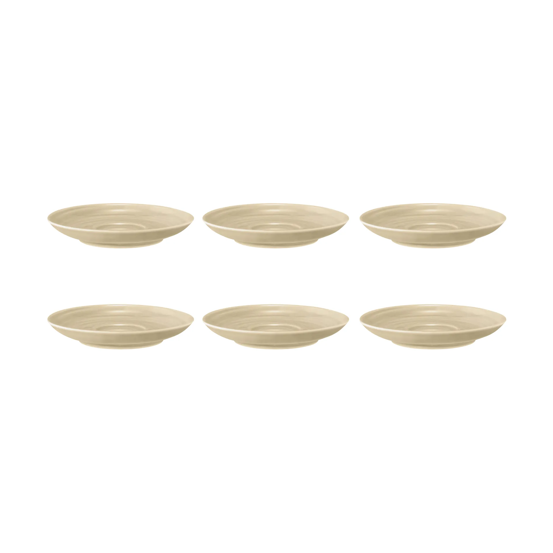 Terra coffee saucer Ø12 cm 6-pack, Sand Beige Seltmann Weiden