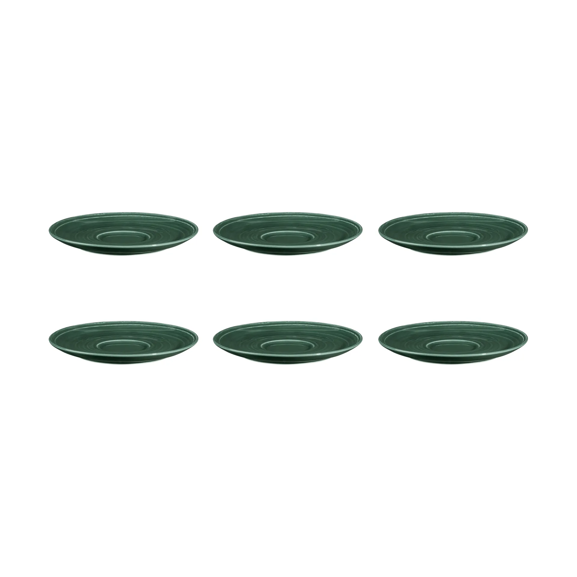 Terra coffee saucer Ø16.1 cm 6-pack, Moss Green Seltmann Weiden