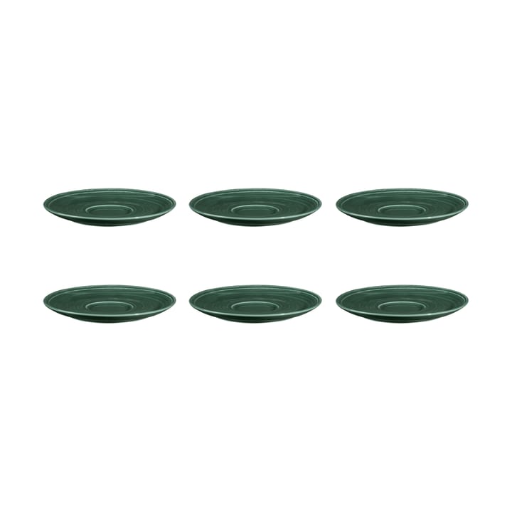 Terra coffee saucer Ø16.1 cm 6-pack - Moss Green - Seltmann Weiden