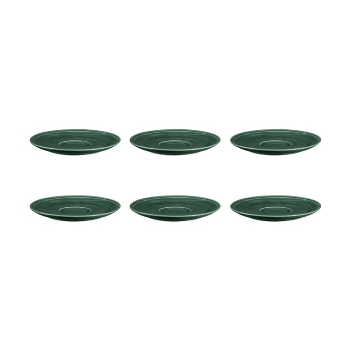 Terra coffee saucer Ø16.1 cm 6-pack - Moss Green - Seltmann Weiden