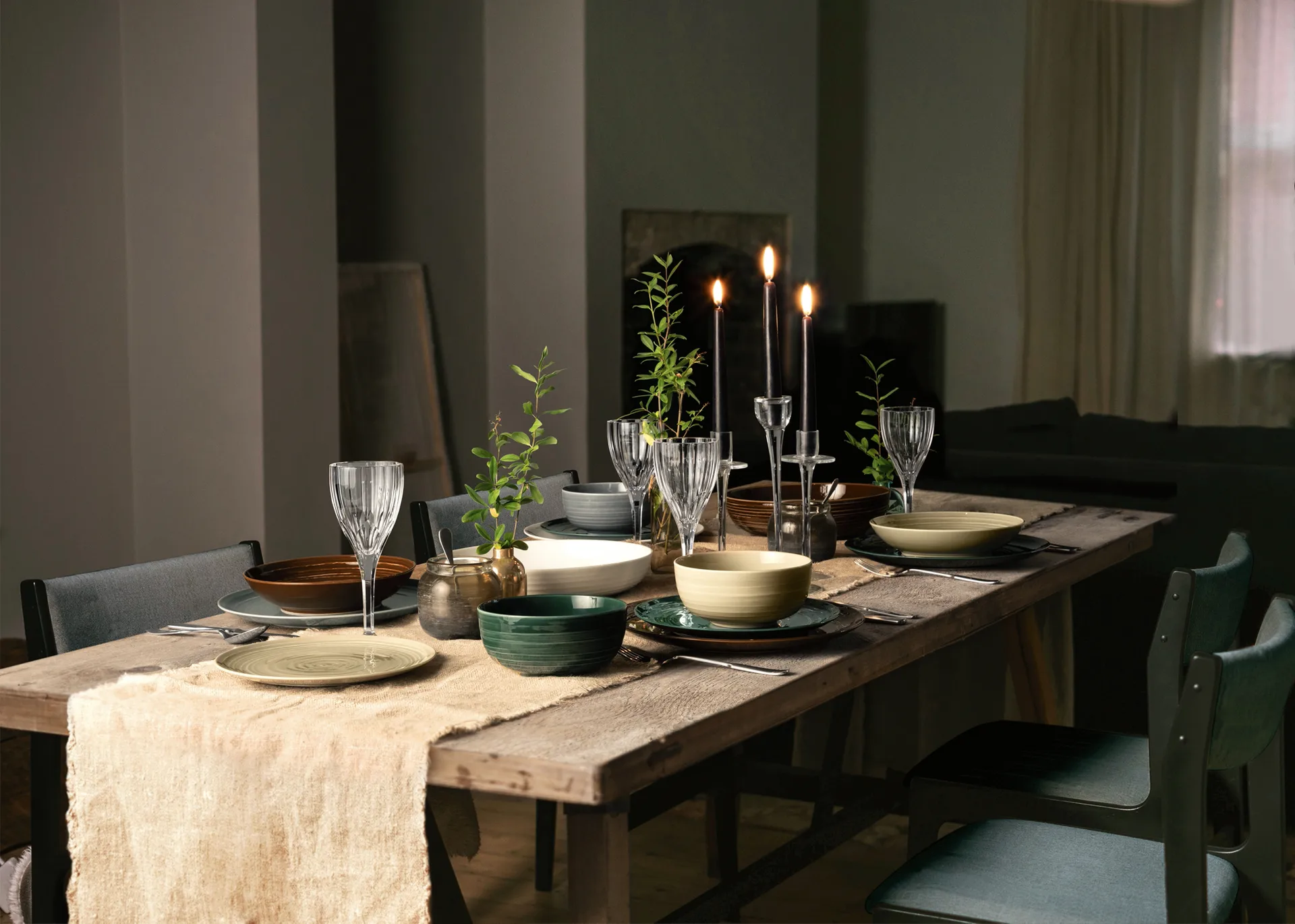 Terra deep plate Ø21.2 cm 6-pack, Earth brown Seltmann Weiden