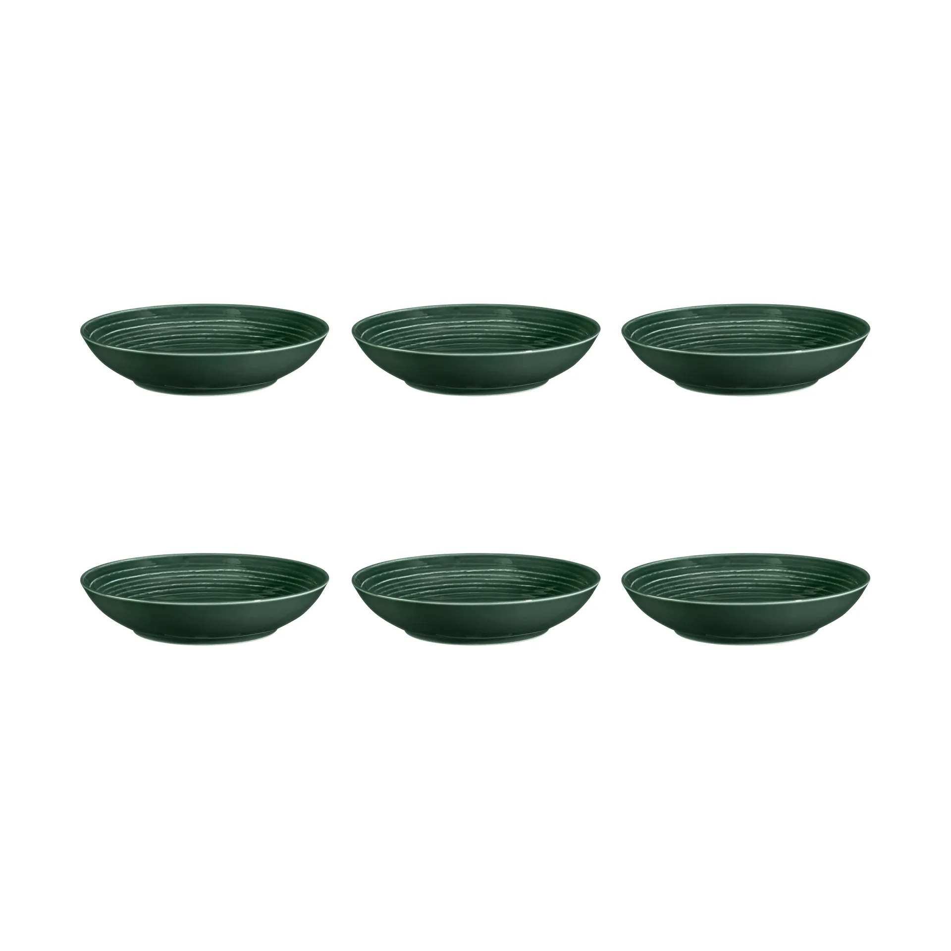 Terra deep plate Ø21.2 cm 6-pack, Moss green Seltmann Weiden