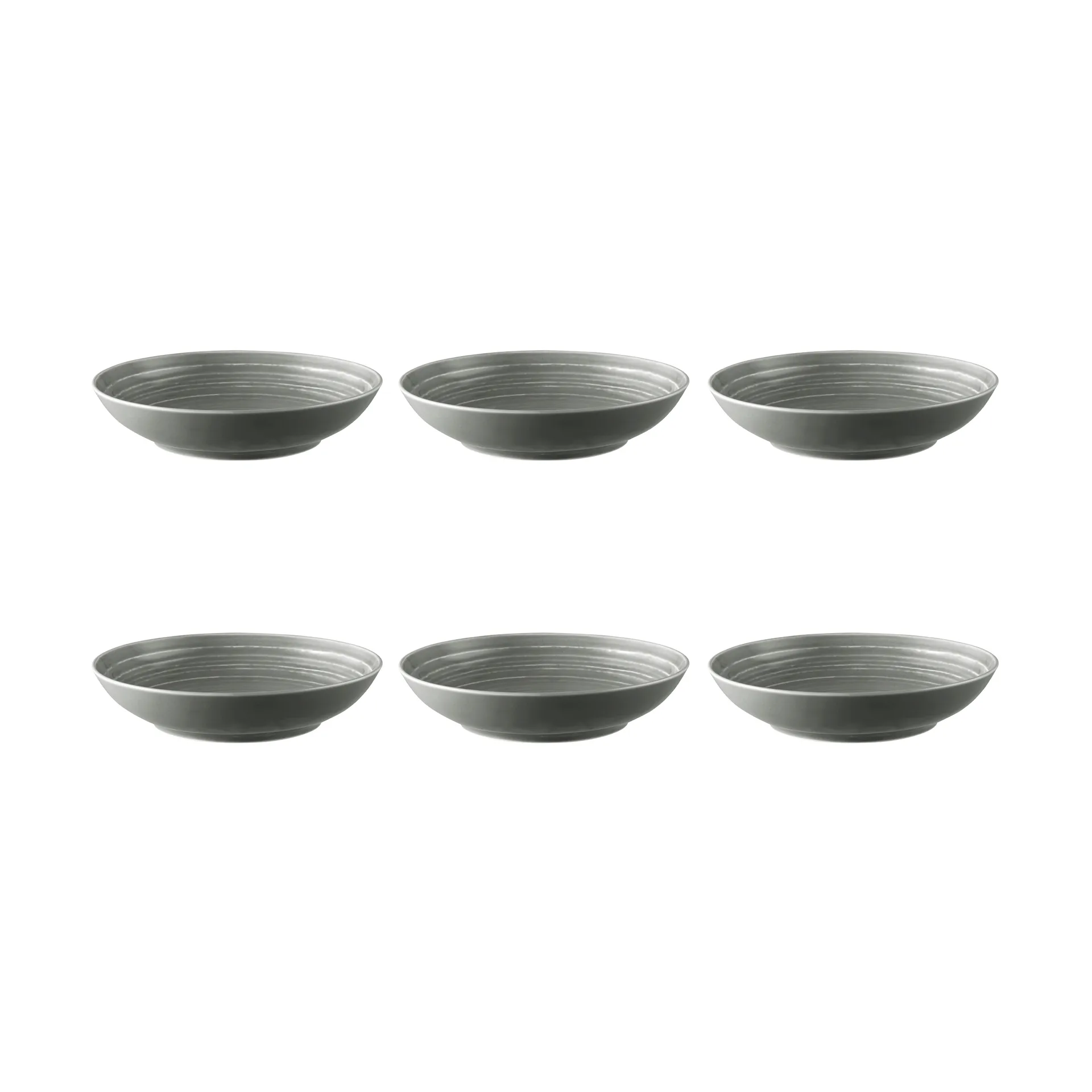 Terra deep plate Ø21.2 cm 6-pack, Pearl grey Seltmann Weiden