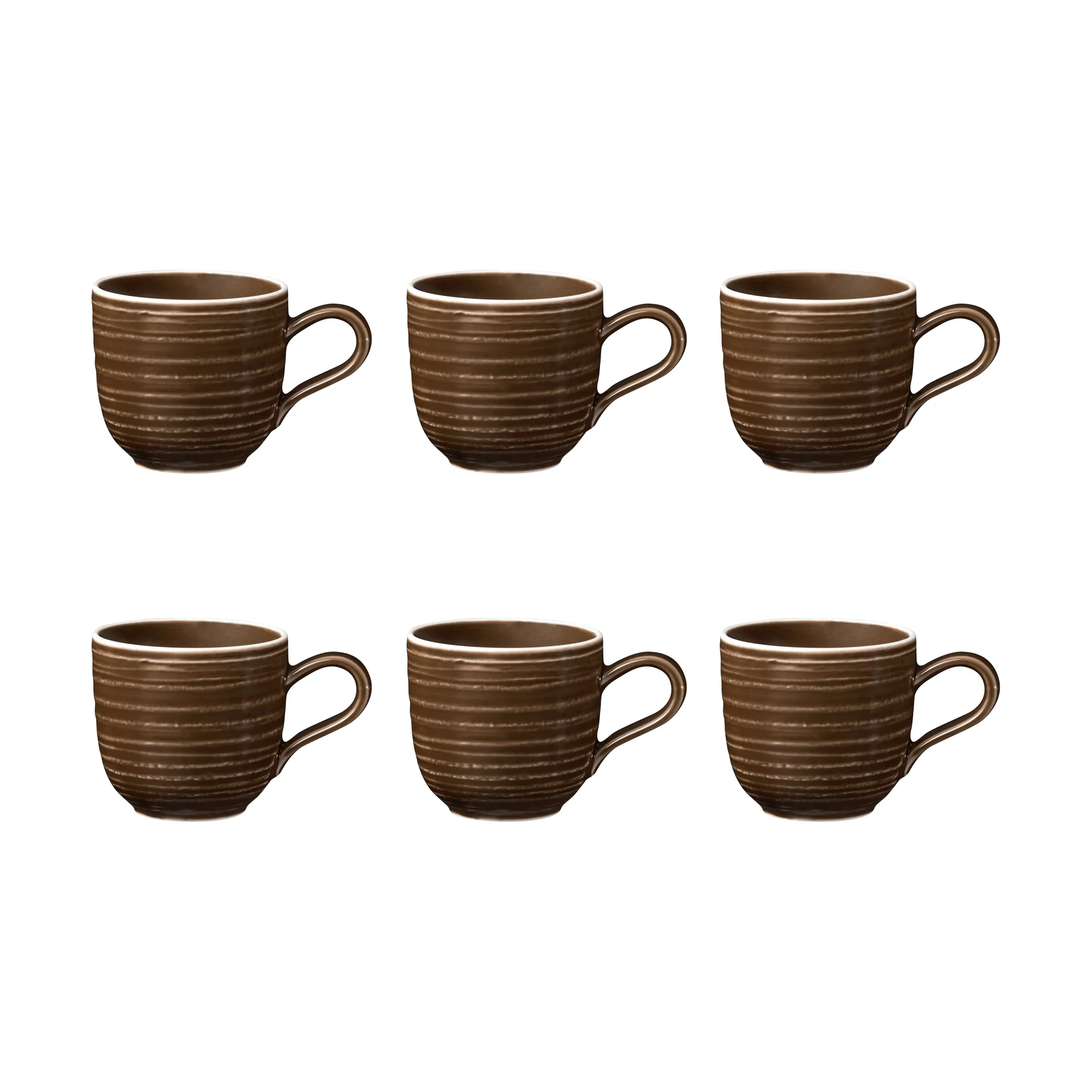 Terra espresso cup 9 cl 6-pack, Earth Brown Seltmann Weiden