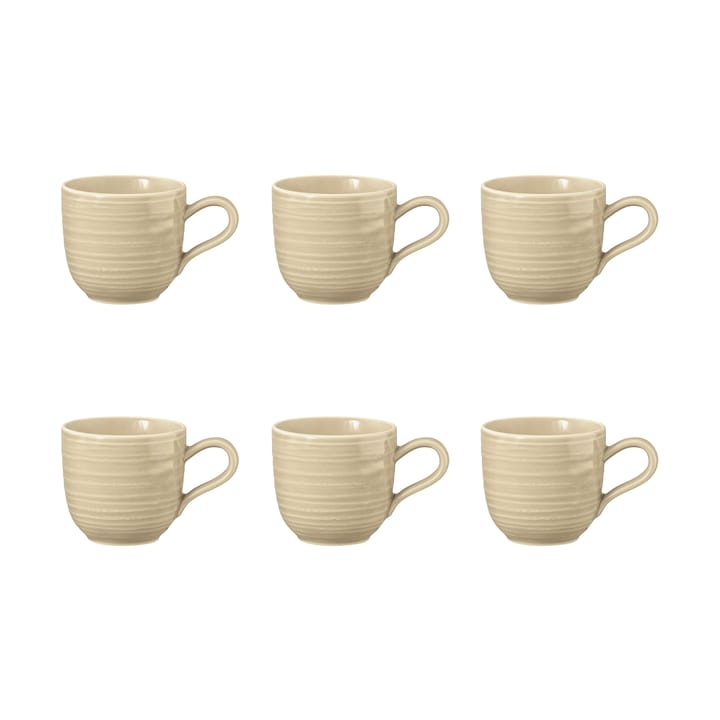 Terra espresso cup 9 cl 6-pack - Sand Beige - Seltmann Weiden