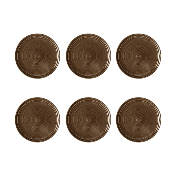 Terra plate Ø17.7 cm 6-pack, Earth Brown Seltmann Weiden