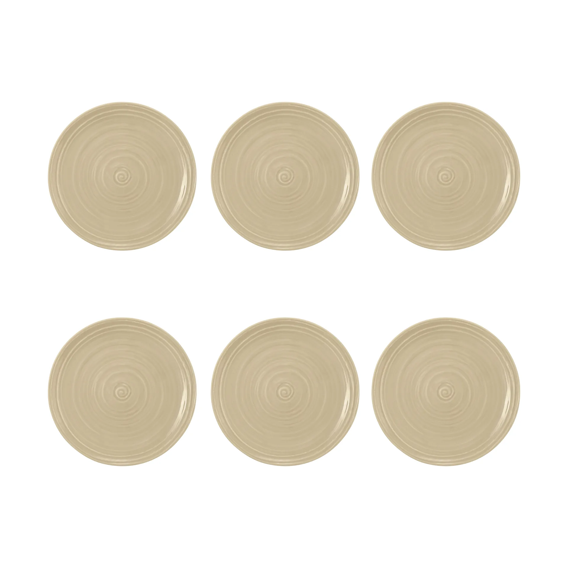 Terra plate Ø17.7 cm 6-pack, Sand Beige Seltmann Weiden