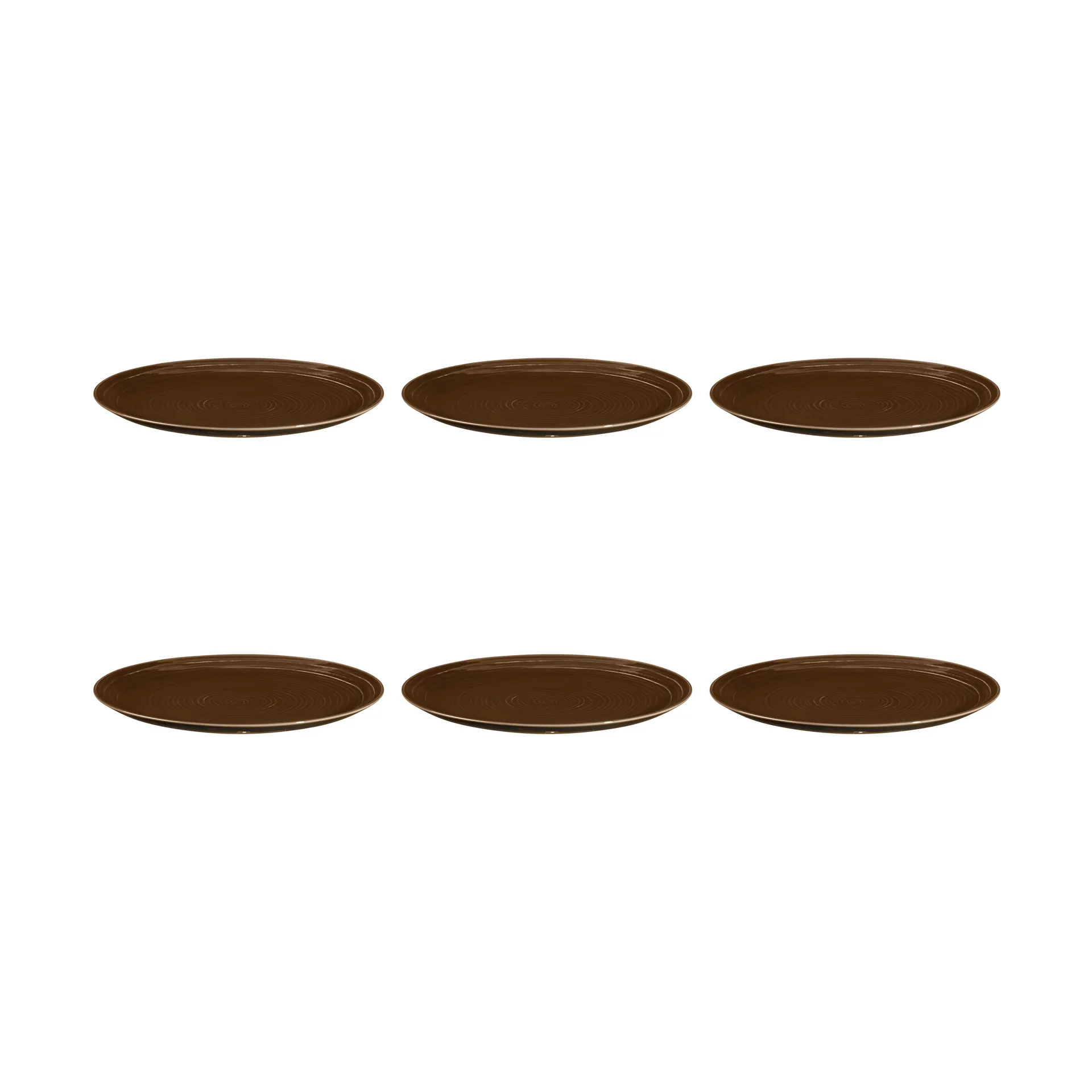 Terra plate Ø27.8 cm 6-pack, Earth Brown Seltmann Weiden