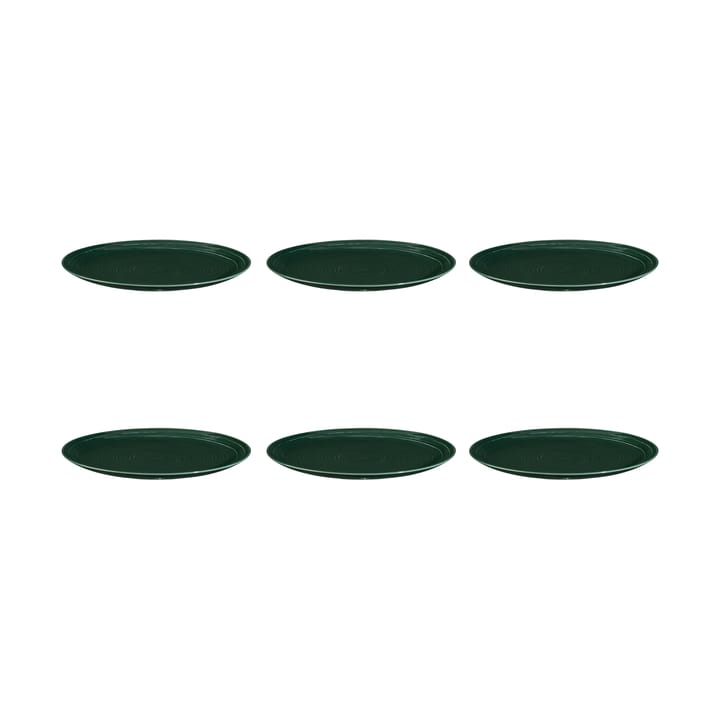 Terra plate Ø27.8 cm 6-pack - Moss Green - Seltmann Weiden