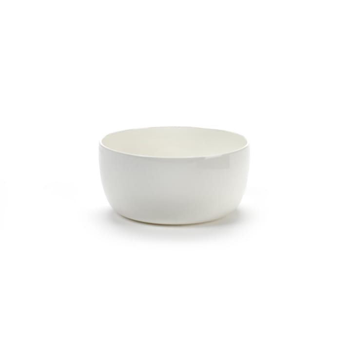 Base breakfast bowl with low rim white, 12 cm Serax