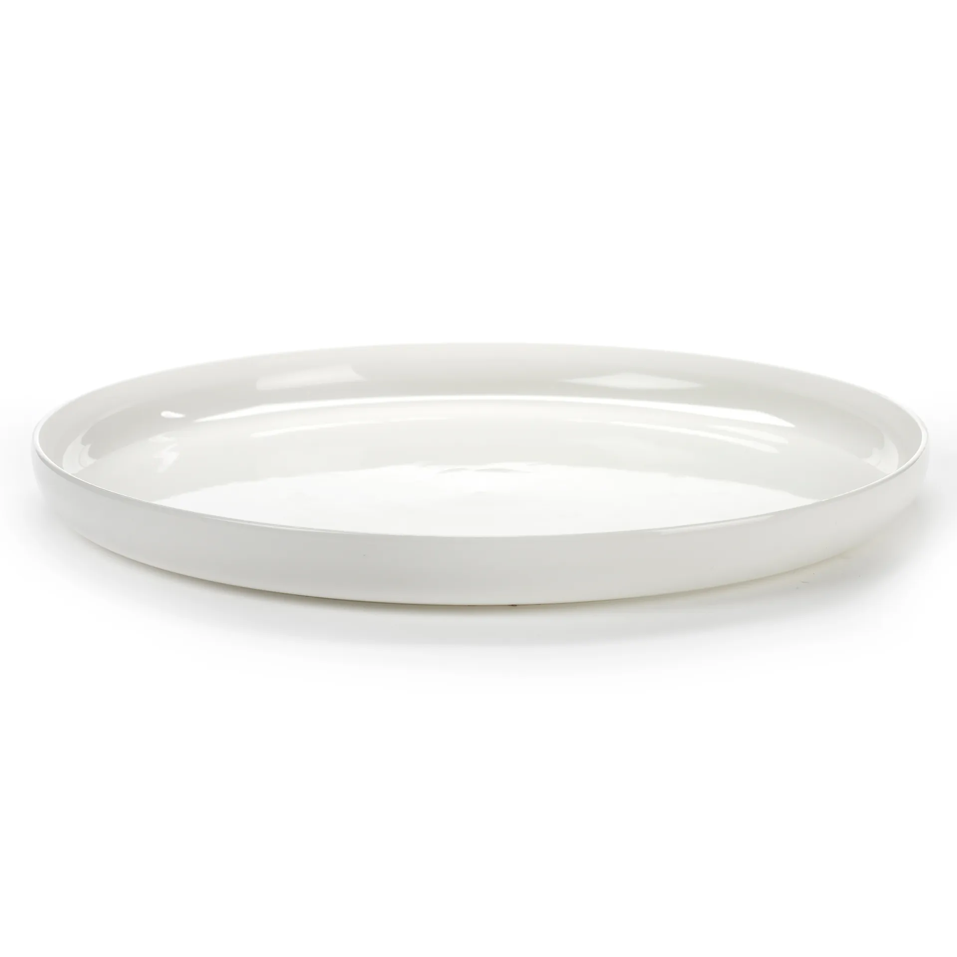 Base serving saucer with high rim white, 32 cm Serax