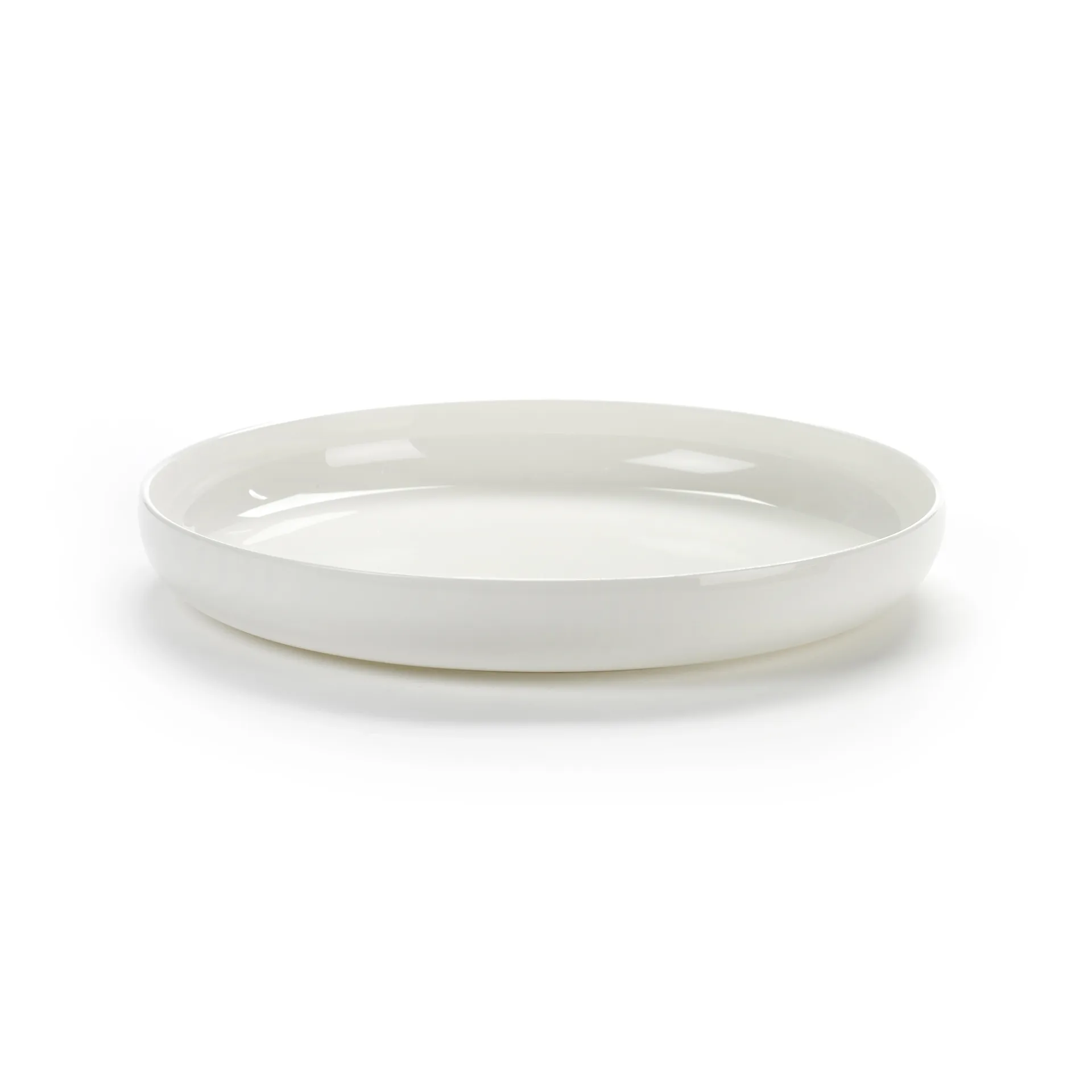 Base small plate with high rim white, 20 cm Serax