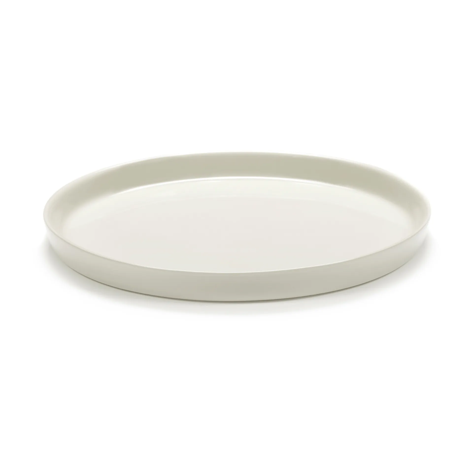 Cena plate high M 22 cm, Ivory Serax