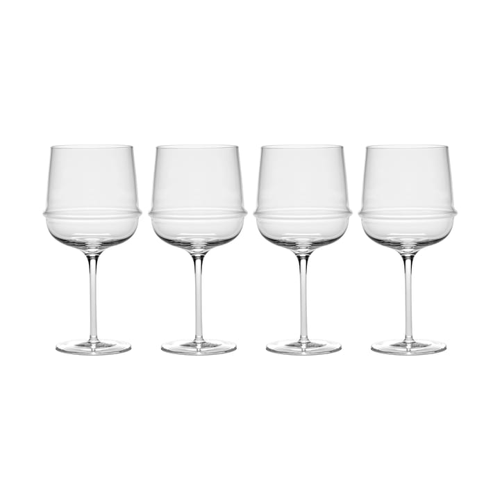Dune red wine glass 45 cl 4-pack - Clear - Serax