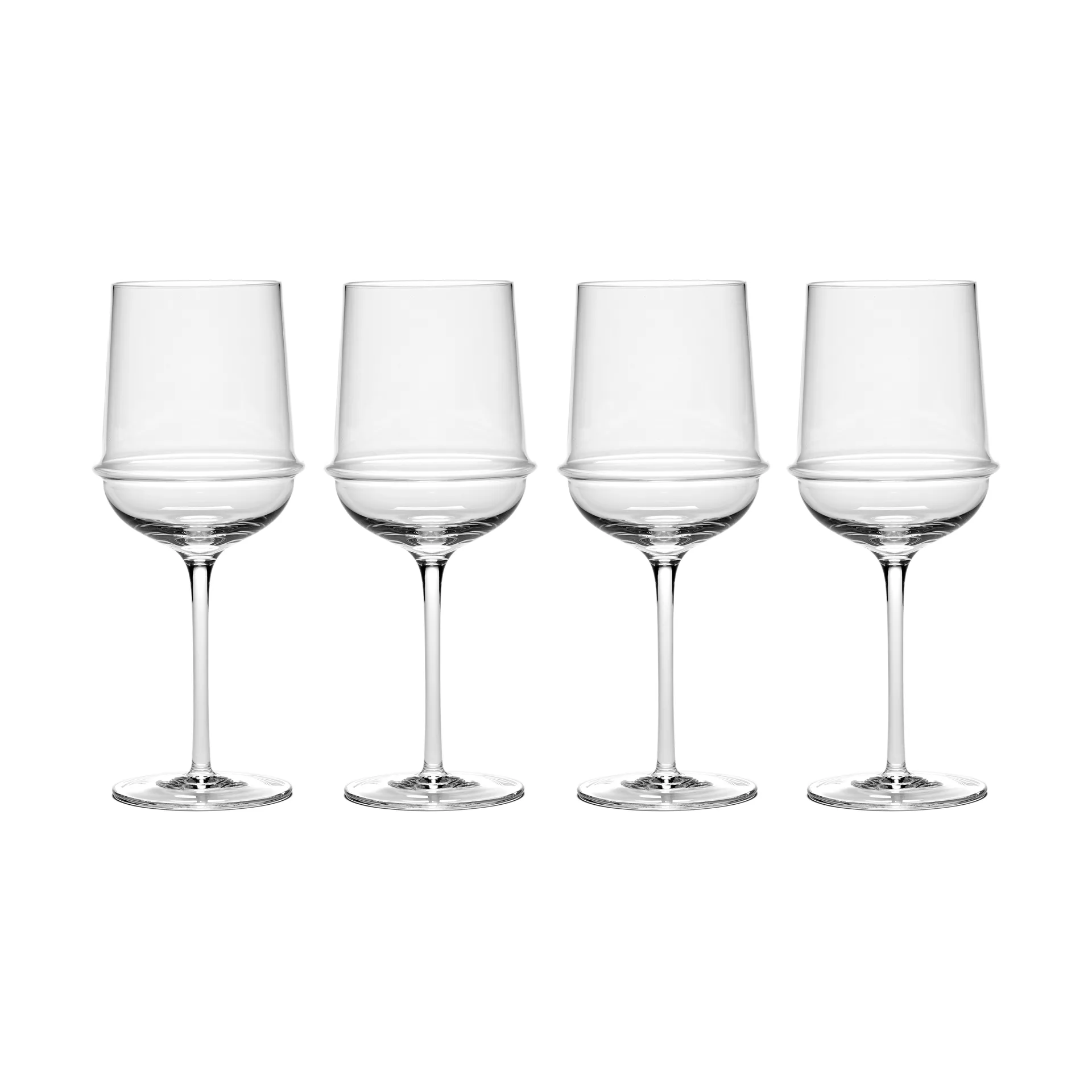 Dune white wine glass 30 cl 4-pack, Clear Serax