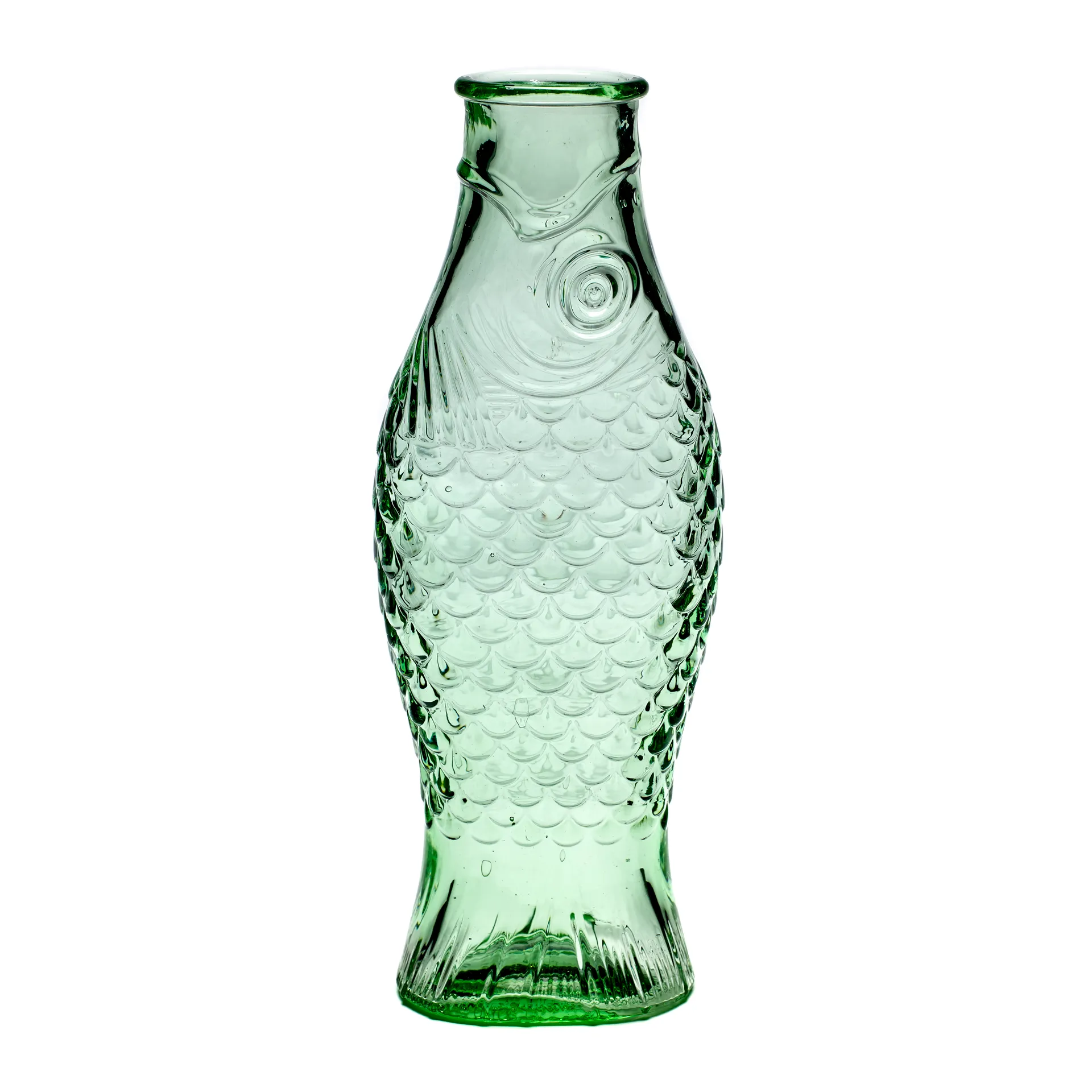 Fish & Fish glass bottle 85 cl, green Serax