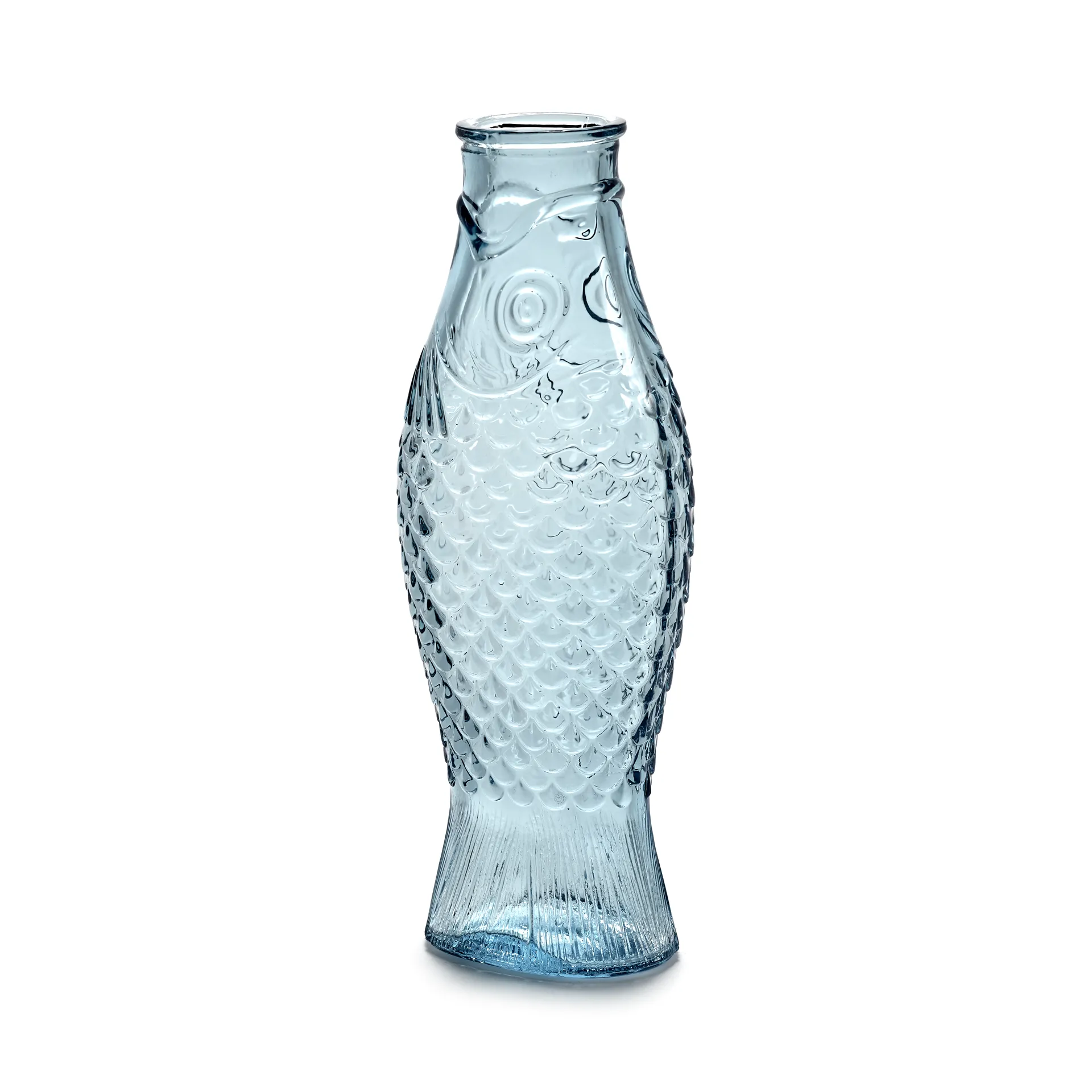 Fish & Fish glass bottle 85 cl, Light blue Serax
