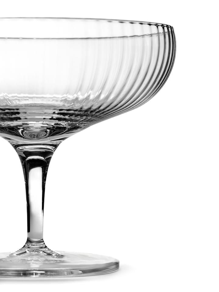 Inku champagne coupe glass 15 cl, Clear Serax