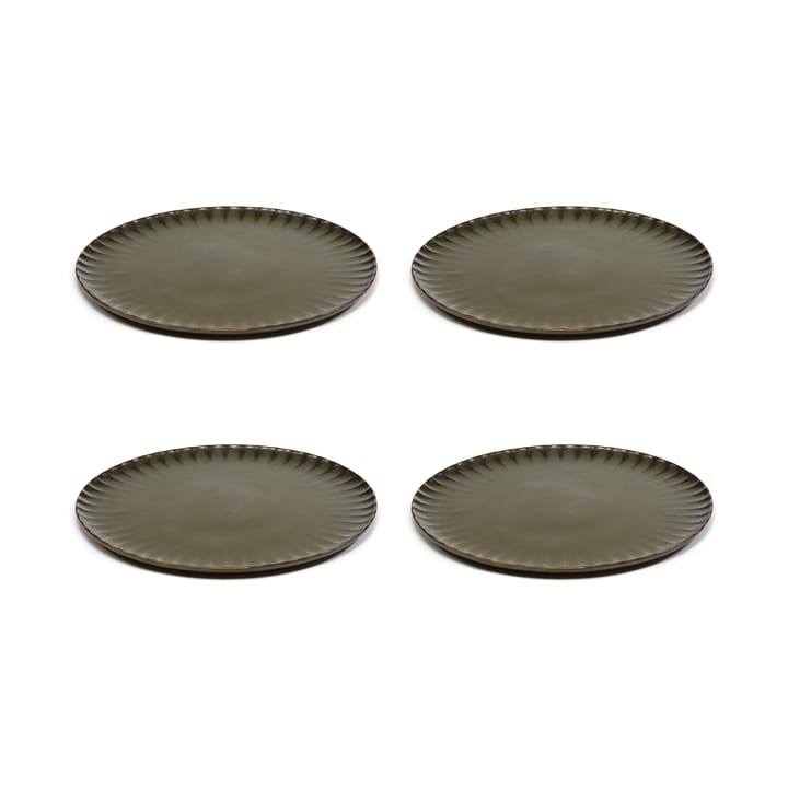 Inku plate XL Ø27 cm 4-pack - Green - Serax