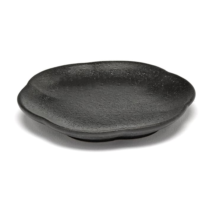 Inku ridged plate S 8.9 cm - Black - Serax
