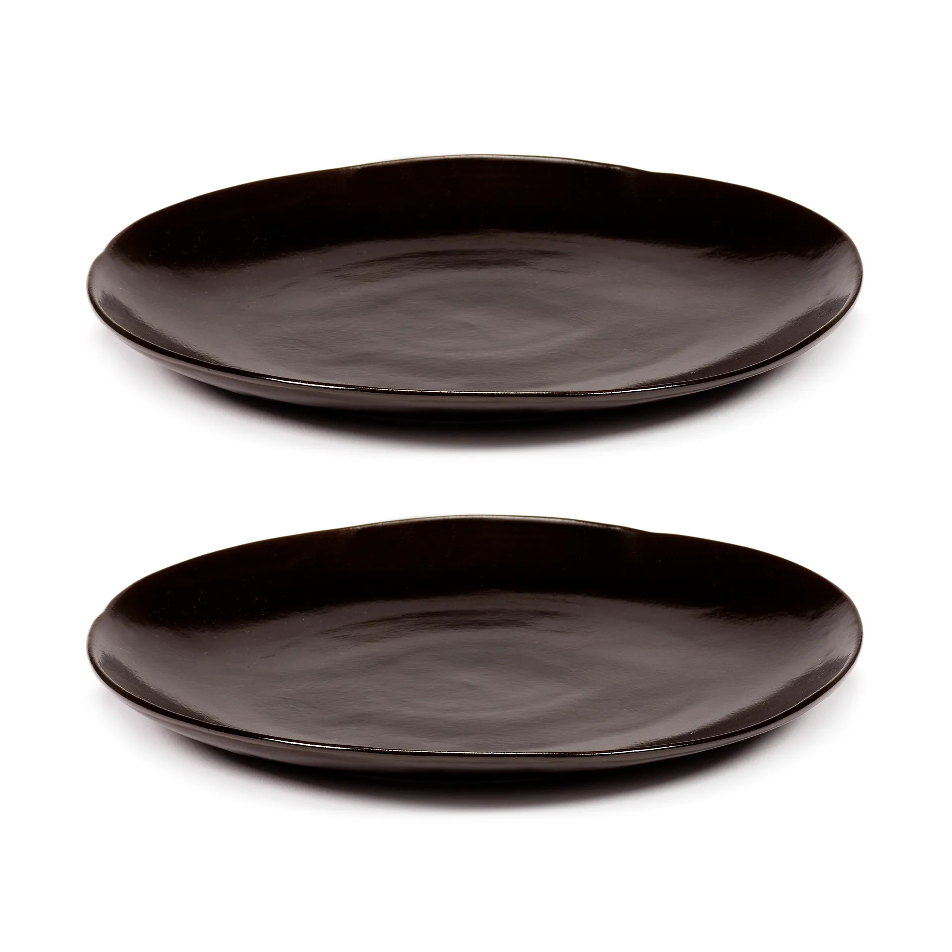 La Mère plate XL Ø27 cm 2-pack, Dark brown Serax
