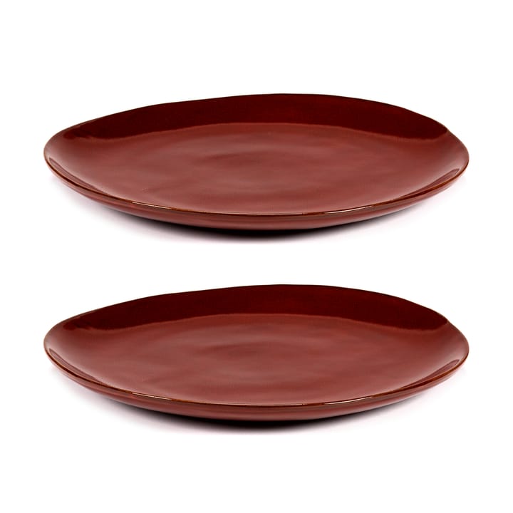 La Mère plate XL Ø27 cm 2-pack - Venetian red - Serax