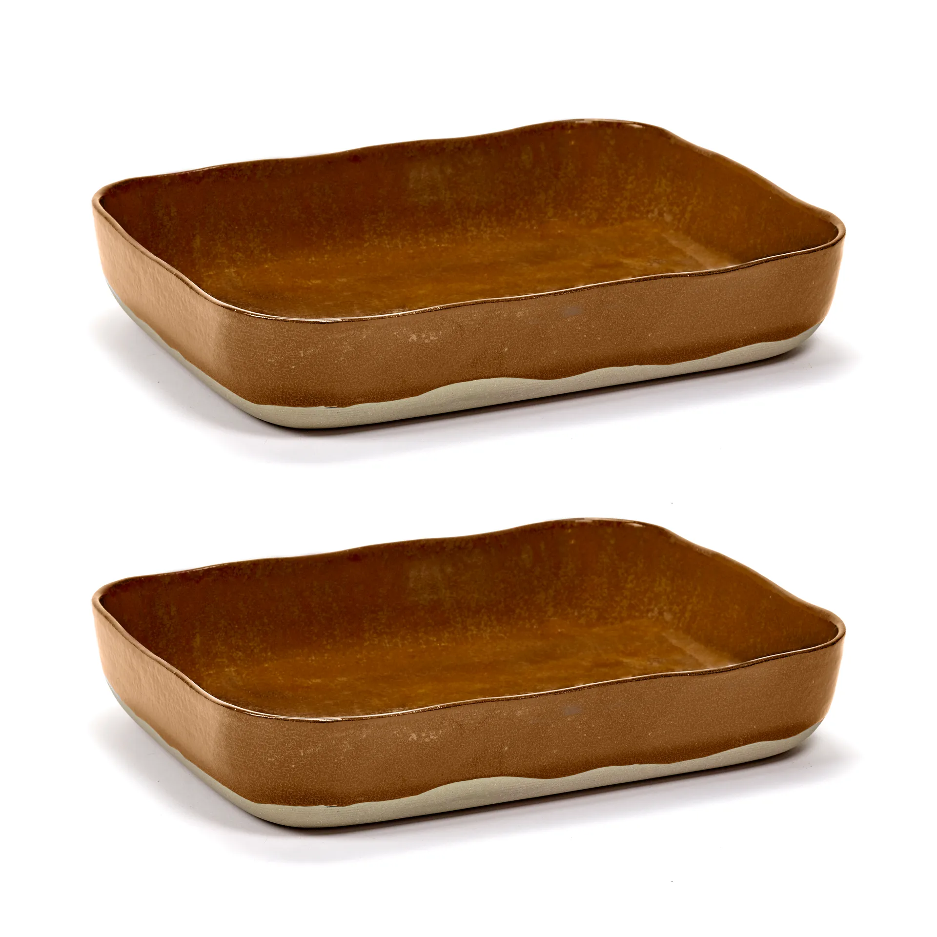La Nouvelle Table baking dish No10 22x30 cm 2-pack, Brown Serax