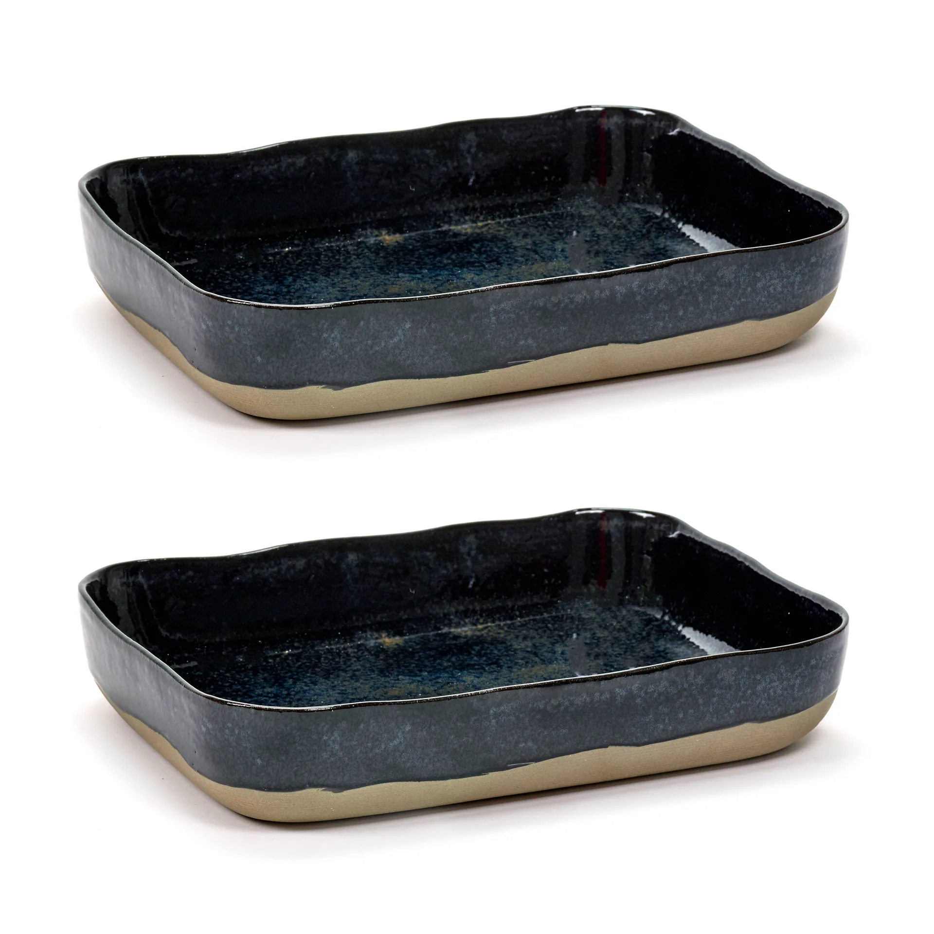 La Nouvelle Table baking dish No10 22x30 cm 2-pack, Dark blue Serax
