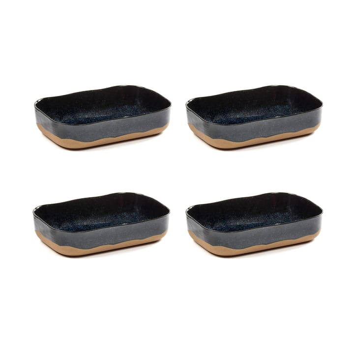 La Nouvelle Table extra deep saucer No5 L 4-pack - Dark blue - Serax