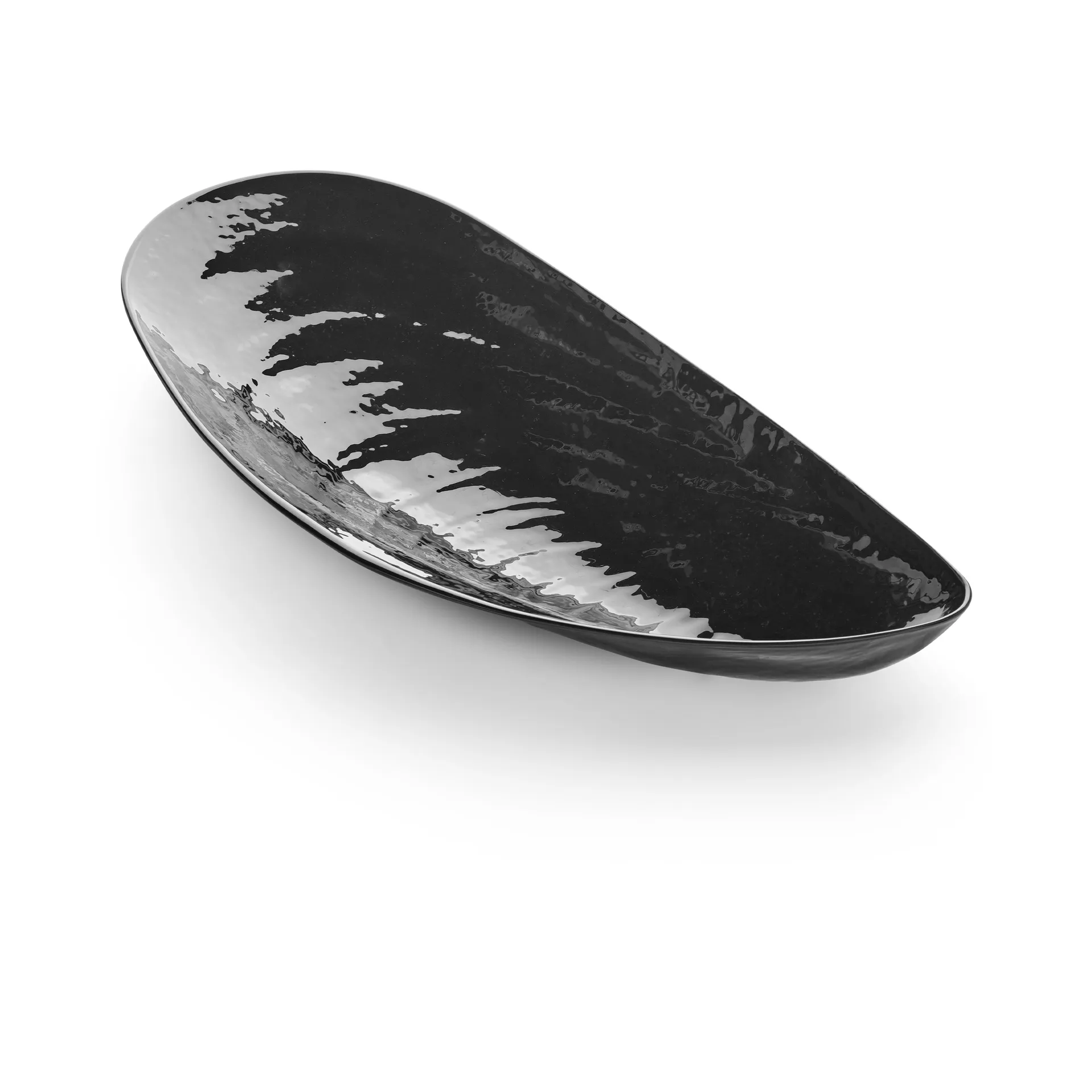 Les Objets Mouleversants Marcel bowl L 21.5x46 cm, Black Serax