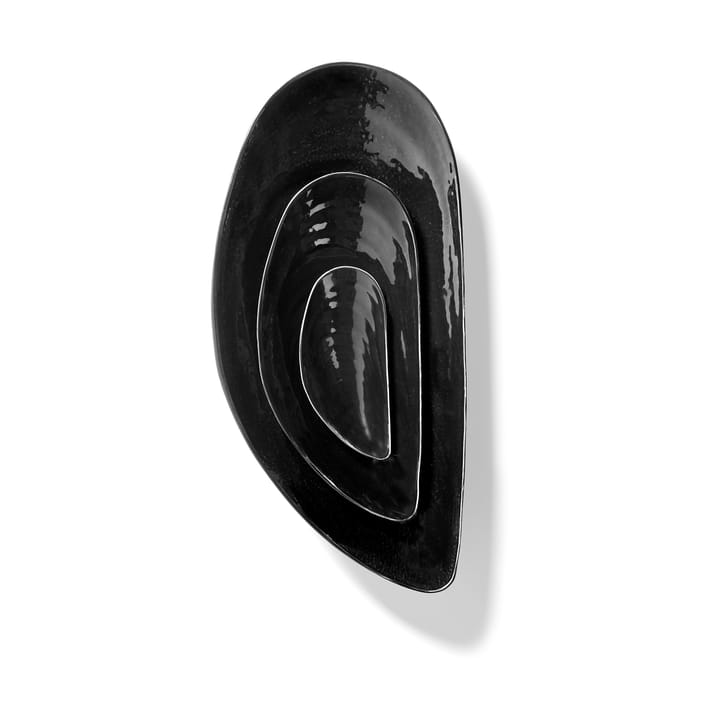 Les Objets Mouleversants Marcel bowl S 7.5x17.5 cm, Black Serax