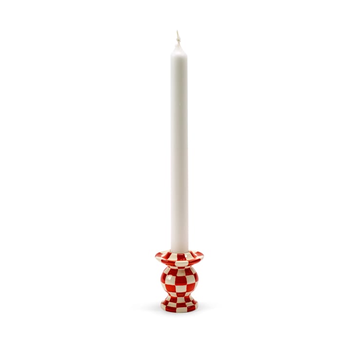 Les Objets Mouleversants N°2 candlestick, Red-white Serax