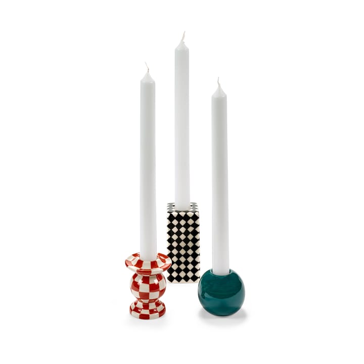 Les Objets Mouleversants N°2 candlestick, Red-white Serax