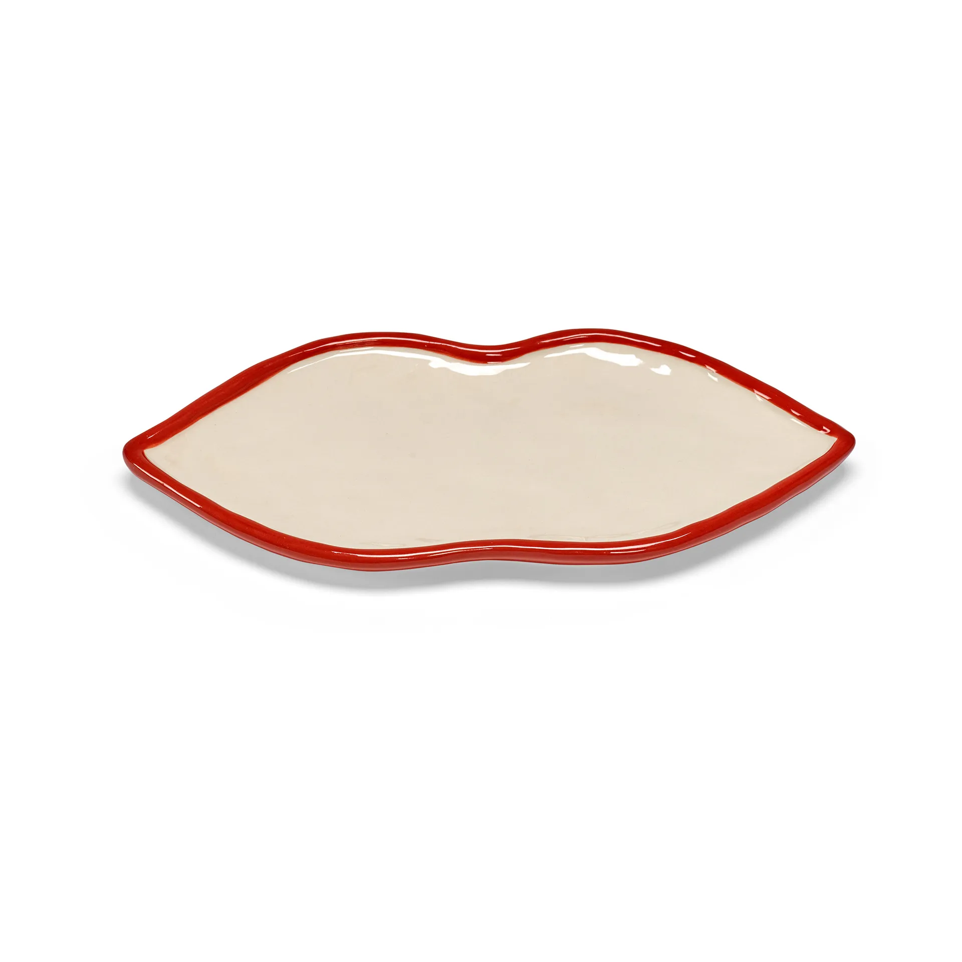 Les Objets Mouleversants tray M, Red-white Serax